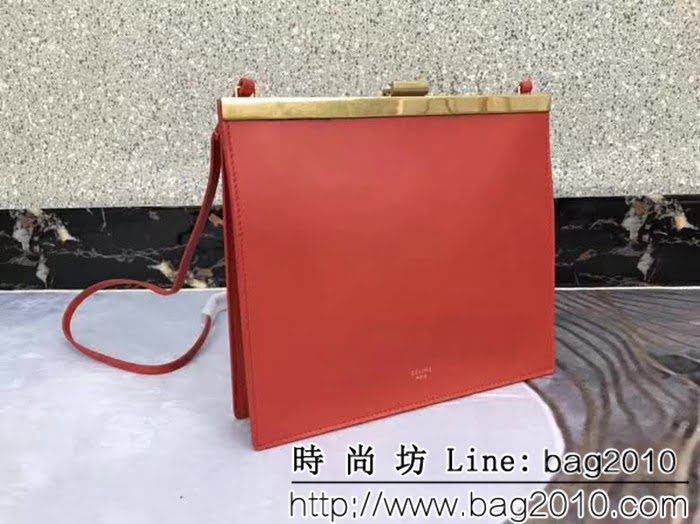 CELINE賽琳原單 CLAS MINI迷你光滑小牛皮手袋 可斜挎肩背 SL1731